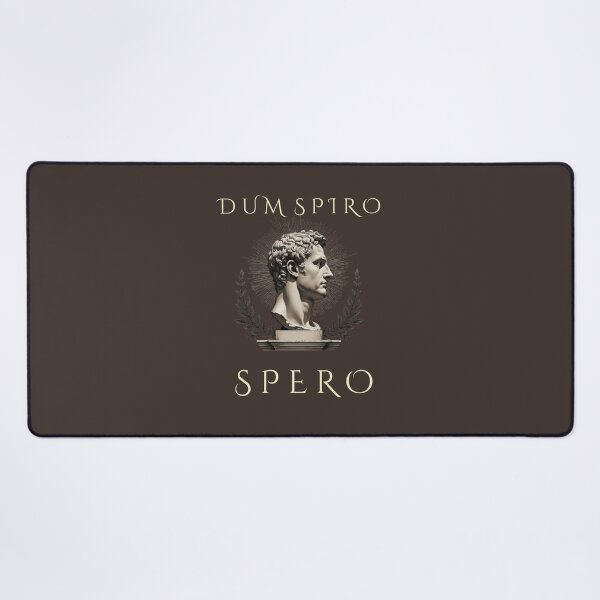 Item preview, Dum Spiro Spero | While I Breathe I Hope | Inspirational Latin Quote designed and sold by semenol.
