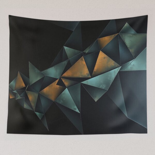 Item preview, Verdigris Triangles designed and sold by These Immaterial Things.