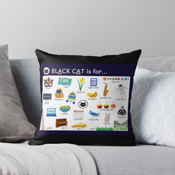 Item preview, BLACK CAT is for... Picture Dictionary designed and sold by ColorVowel.