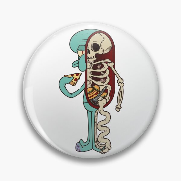 Item preview, Calamardo calavera designed and sold by LadyCartoon.