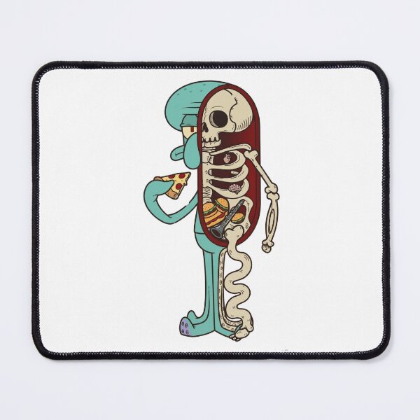 Item preview, Squidward skull designed and sold by LadyCartoon.