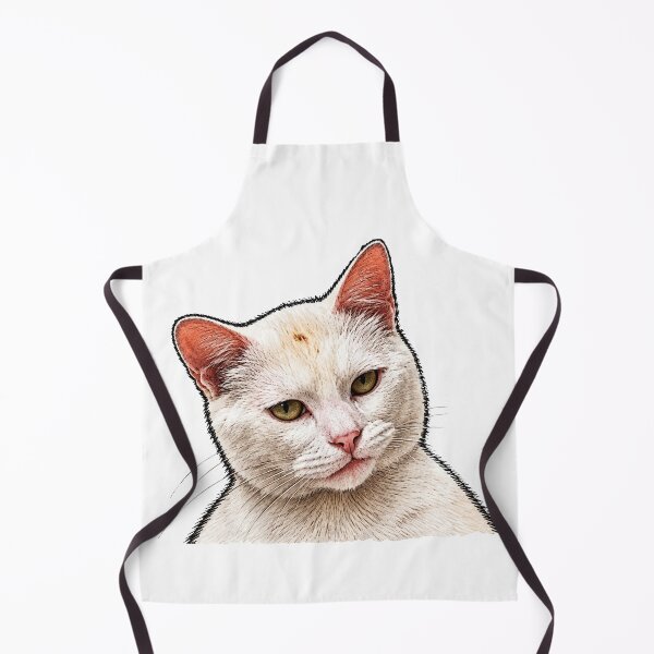 Item preview,  Funny White cat meme | White street cat designed and sold by TeeARTHY.