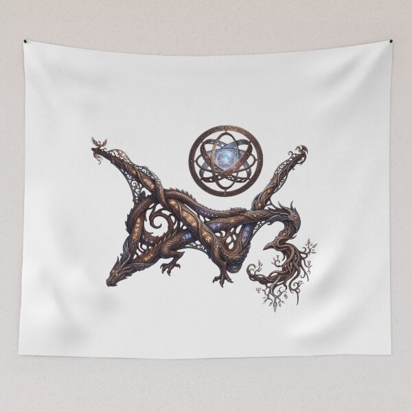 Item preview, AO3 Fanfiction Dragon Armillary Sphere Fantasy designed and sold by Luz Oroño.