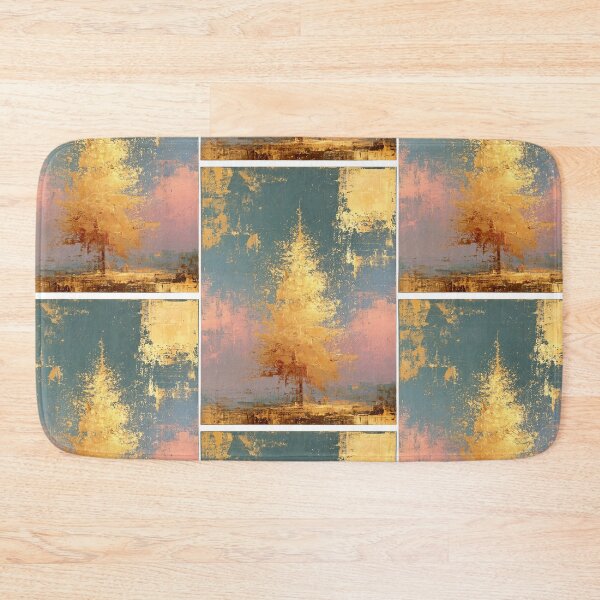 Item preview, Pastel Gilded Christmas Tree card designed and sold by MendaciousMina.
