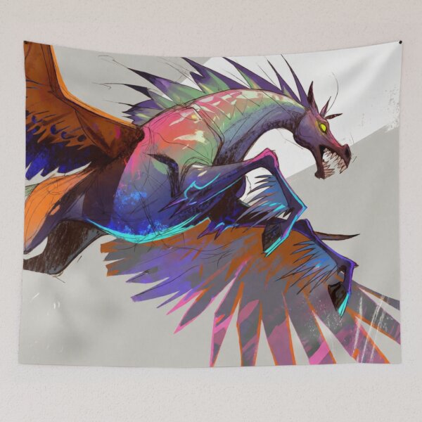 Item preview, Wings of Shade and Neon Sight, Diving Deep in Neon Light (V3) designed and sold by SabaMirzique.