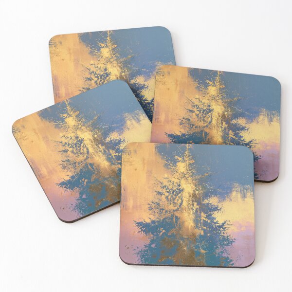 Item preview, Pastel Gilded Christmas Tree card designed and sold by MendaciousMina.