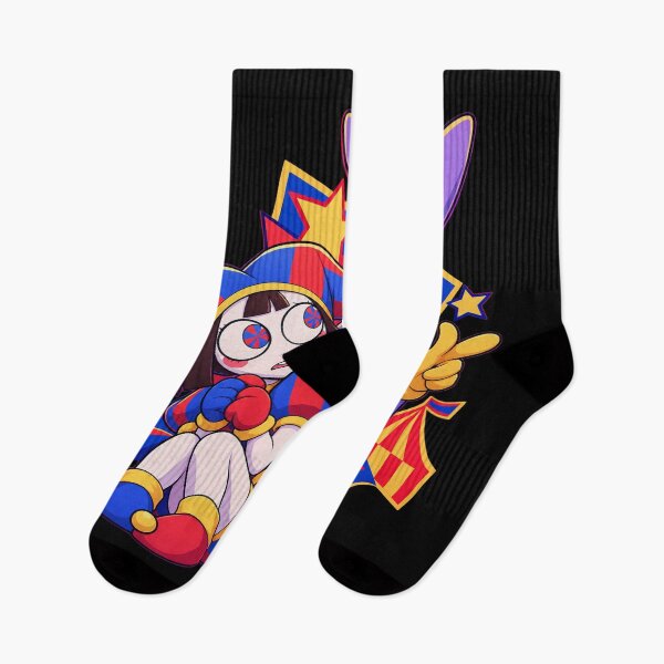 Item preview, Pomni & Jax The Amazing Digital Circus Colorful Cartoon Design designed and sold by Rosteri.