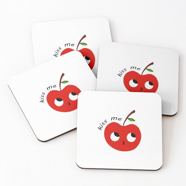 Item preview, kiss me apple. designed and sold by Borublue.