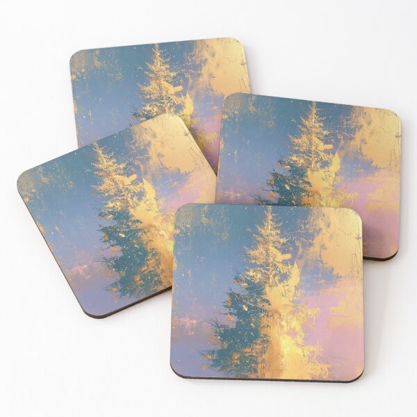 Item preview, Pastel Gilded Christmas Tree card designed and sold by MendaciousMina.