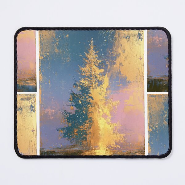 Item preview, Pastel Gilded Christmas Tree card designed and sold by MendaciousMina.