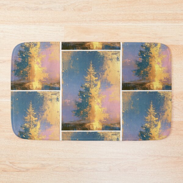 Item preview, Pastel Gilded Christmas Tree card designed and sold by MendaciousMina.