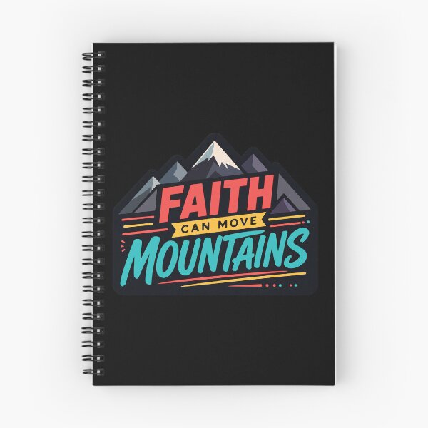 Item preview, Matthew 17:20 Faith Can Move Mountains designed and sold by plushism.