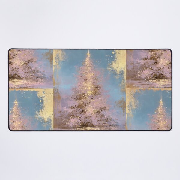 Item preview, Pastel Gilded Christmas Tree card designed and sold by MendaciousMina.