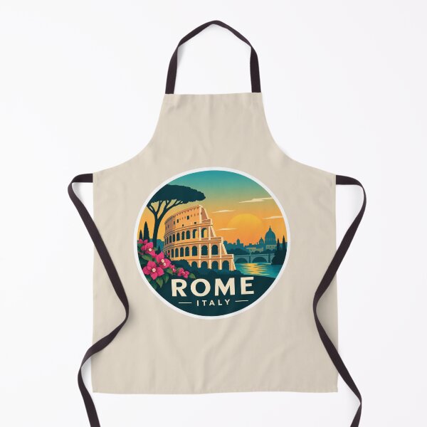 Item preview, Rome Italy Colosseum Retro Travel Art designed and sold by GusiaTreasures.