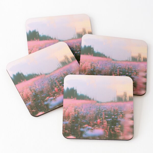 Item preview, Digital Wildflowers – Dreamy Glitch Meadow designed and sold by AlfiB.