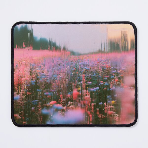 Item preview, Digital Wildflowers – Dreamy Glitch Meadow designed and sold by AlfiB.
