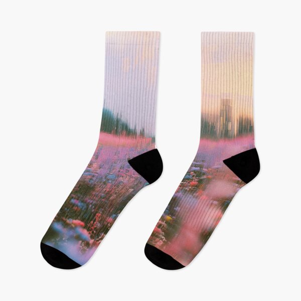 Item preview, Digital Wildflowers – Dreamy Glitch Meadow designed and sold by AlfiB.