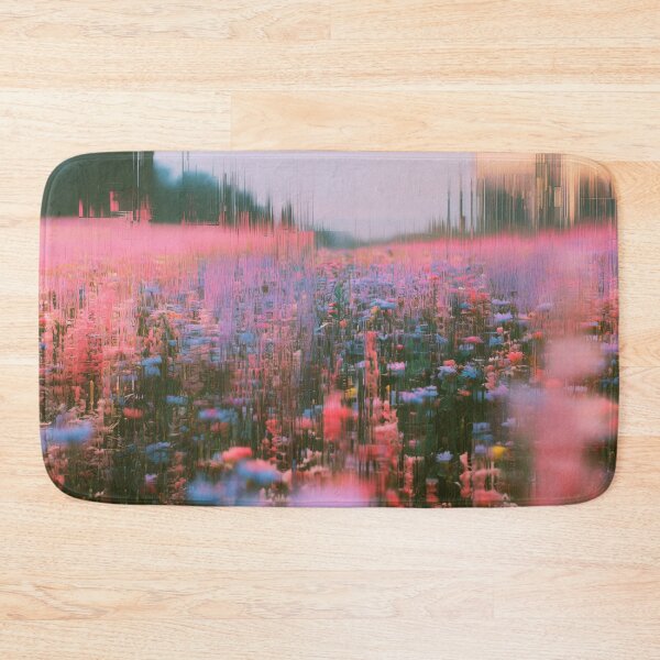Item preview, Digital Wildflowers – Dreamy Glitch Meadow designed and sold by AlfiB.