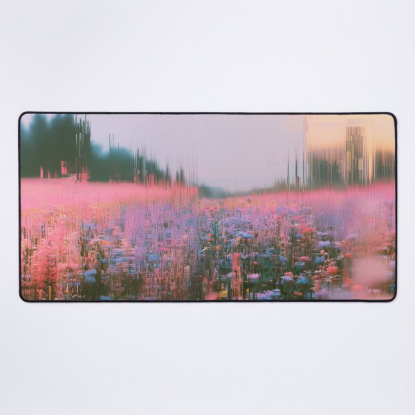 Item preview, Digital Wildflowers – Dreamy Glitch Meadow designed and sold by AlfiB.