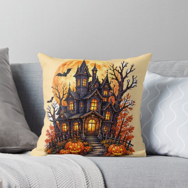 Item preview, Haunted Castle Halloween Full Moon designed and sold by DrAsmaaMohamed.