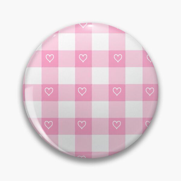 Item preview, Pink Gingham heart pattern designed and sold by Whisperspirit11.