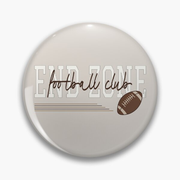 Item preview, Modern Varsity End Zone Football Club Graphic designed and sold by JustAsmahDesign.