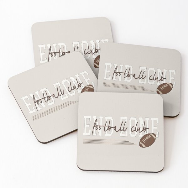 Item preview, Modern Varsity End Zone Football Club Graphic designed and sold by JustAsmahDesign.