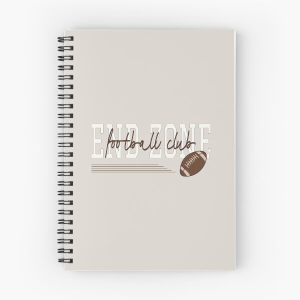 Item preview, Modern Varsity End Zone Football Club Graphic designed and sold by JustAsmahDesign.