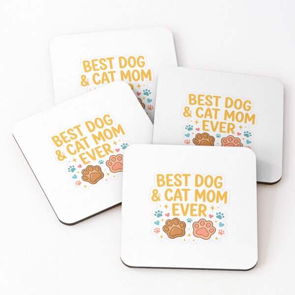 Item preview, Best dog and cat mom ever. designed and sold by Valgasnews011.