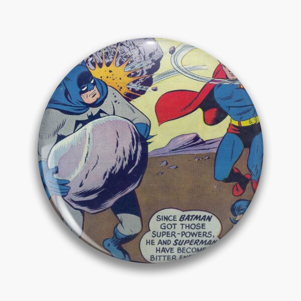 Item preview, Worlds Finest Comics Batman v Superman Vintage Comic Original Custom Poster Art Tee designed and sold by Cool Robot Bro..