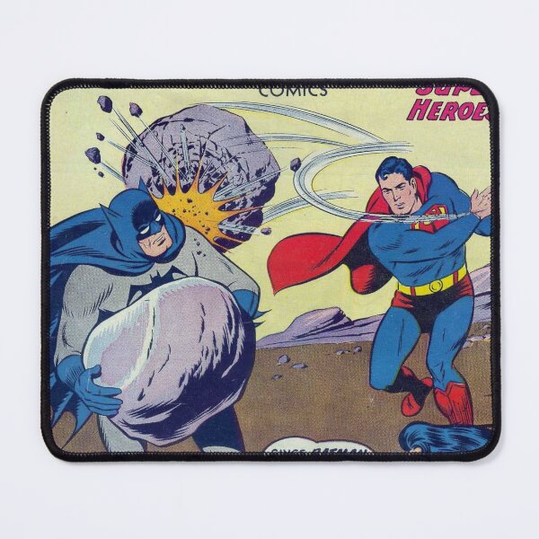 Item preview, Worlds Finest Comics Batman v Superman Vintage Comic Original Custom Poster Art Tee designed and sold by Cool Robot Bro..