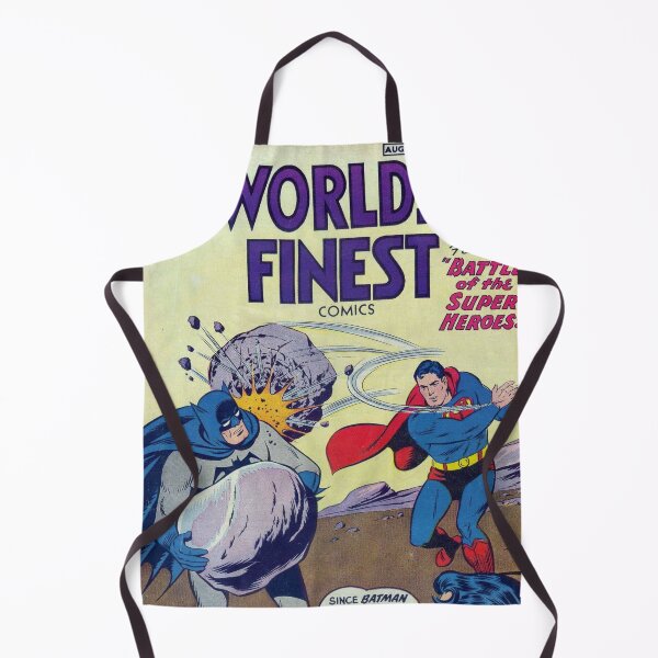 Item preview, Worlds Finest Comics Batman v Superman Vintage Comic Original Custom Poster Art Tee designed and sold by Cool Robot Bro..