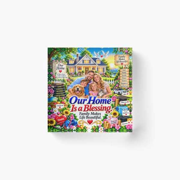 Item preview, Our Home Is a Blessing. designed and sold by New Wave Artworks & Odds &Ends.