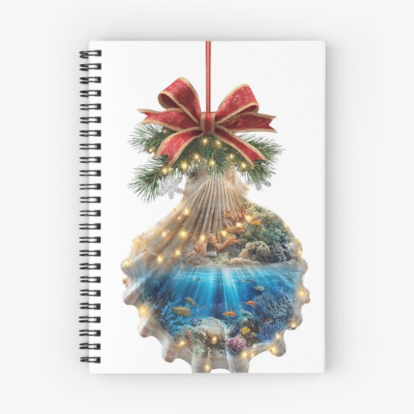 Item preview, Coastal Christmas Ocean Seashell Ornament designed and sold by LC&LCPlatform.