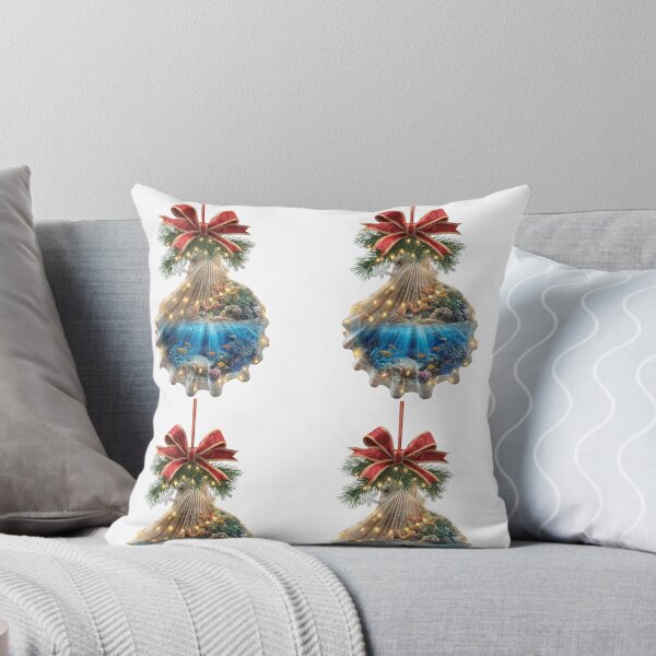 Item preview, Coastal Christmas Ocean Seashell Ornament  designed and sold by LC&LCPlatform.