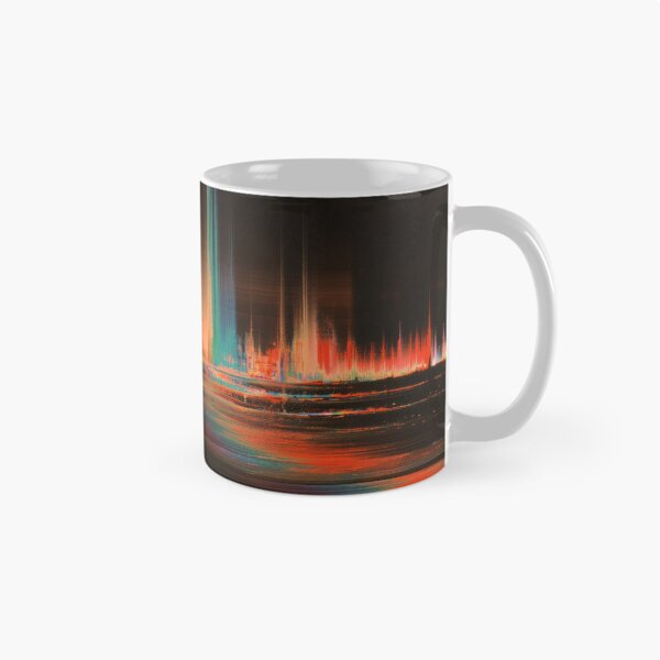 Item preview, Afterglow Signal – Abstract Neon Horizon designed and sold by AlfiB.