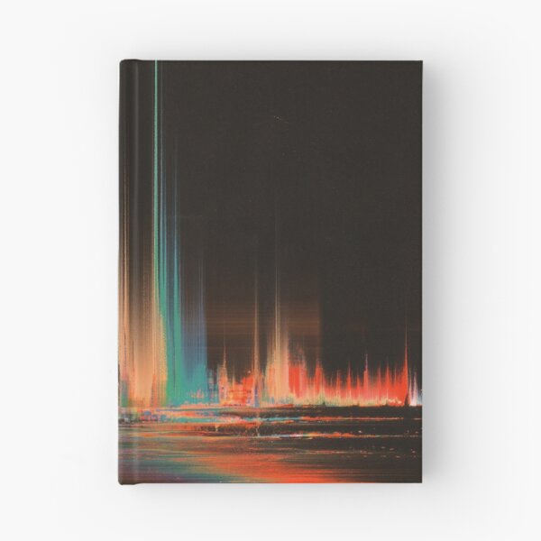 Item preview, Afterglow Signal – Abstract Neon Horizon designed and sold by AlfiB.
