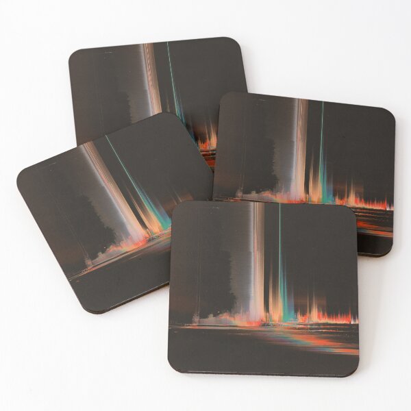 Item preview, Afterglow Signal – Abstract Neon Horizon designed and sold by AlfiB.