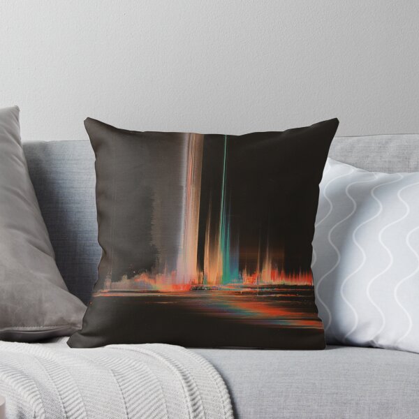 Item preview, Afterglow Signal – Abstract Neon Horizon designed and sold by AlfiB.