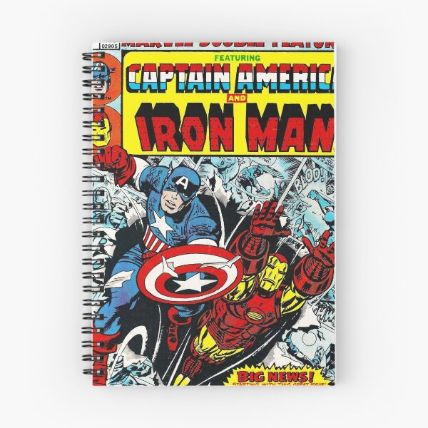 Item preview, Captain America Ironman Marvel Comics Comic Book Original Custom Vintage Movie Poster Art designed and sold by Cool Robot Bro..