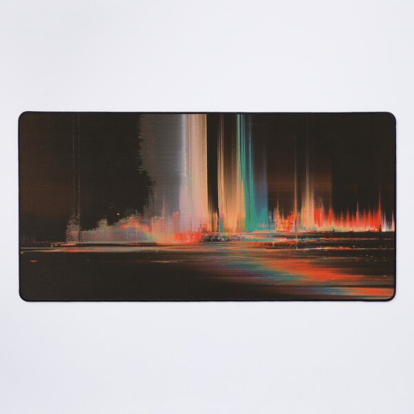 Item preview, Afterglow Signal – Abstract Neon Horizon designed and sold by AlfiB.