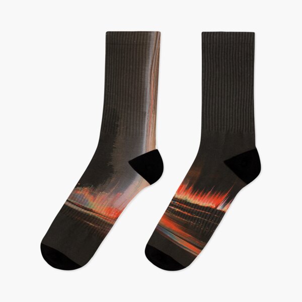 Item preview, Afterglow Signal – Abstract Neon Horizon designed and sold by AlfiB.