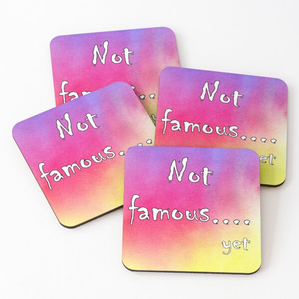 Item preview, Not famous....yet, vibrant original watercolor. designed and sold by aswoa.