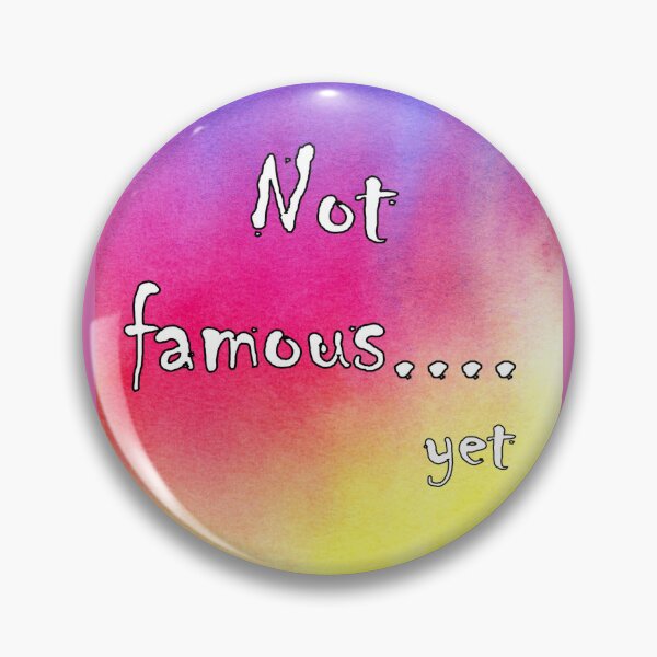 Item preview, Not famous....yet, vibrant original watercolor. designed and sold by aswoa.