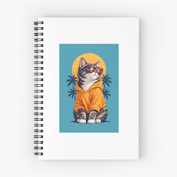 Item preview, Cool Cat Sunset Tropical Retro designed and sold by MCreations1998.