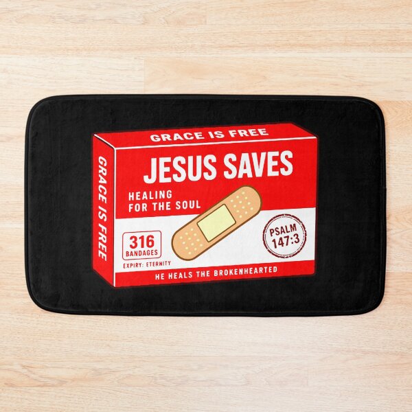 Item preview, Psalm 147:3 He Heals The Brokenhearted And Binds Up Their Wounds designed and sold by plushism.