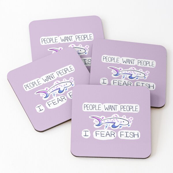 Item preview, People Want People. I Fear Fish (Bisexual) designed and sold by Phthalo-Arts.