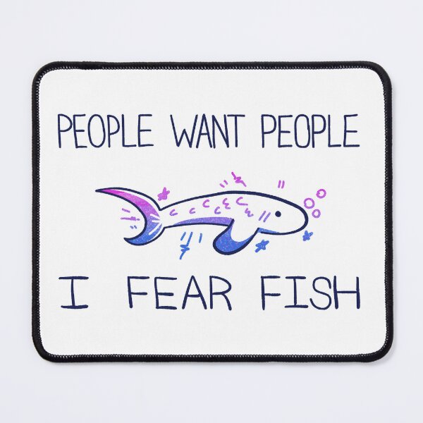 Item preview, People Want People. I Fear Fish (Bisexual) designed and sold by Phthalo-Arts.