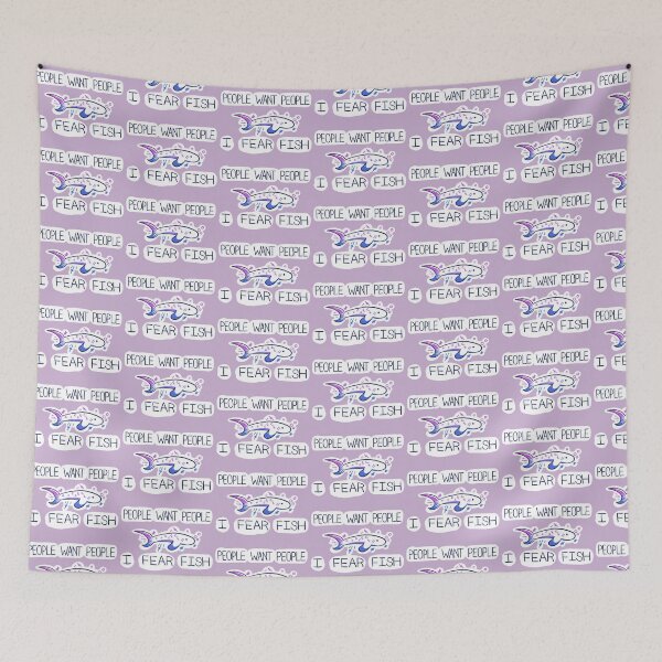 Item preview, People Want People. I Fear Fish (Bisexual) designed and sold by Phthalo-Arts.