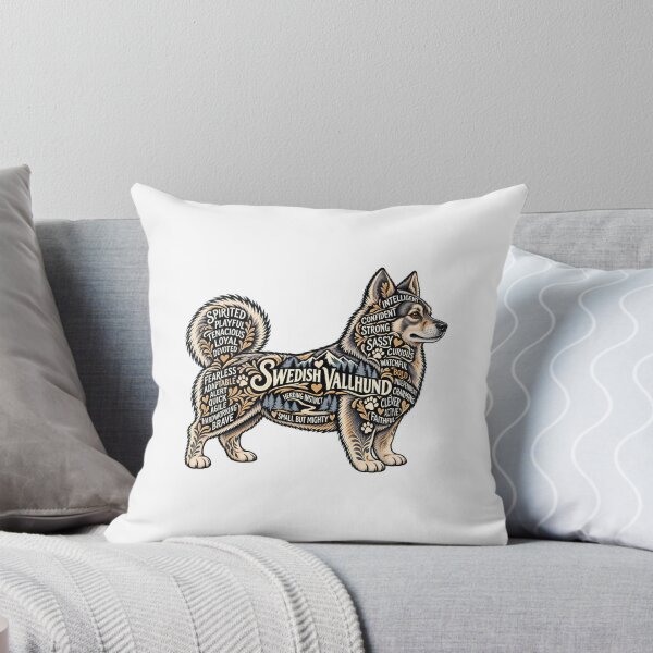 Item preview, Swedish Vallhund - small but mighty  designed and sold by TheVallhundStop.